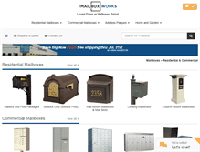 Tablet Screenshot of mailboxworks.com